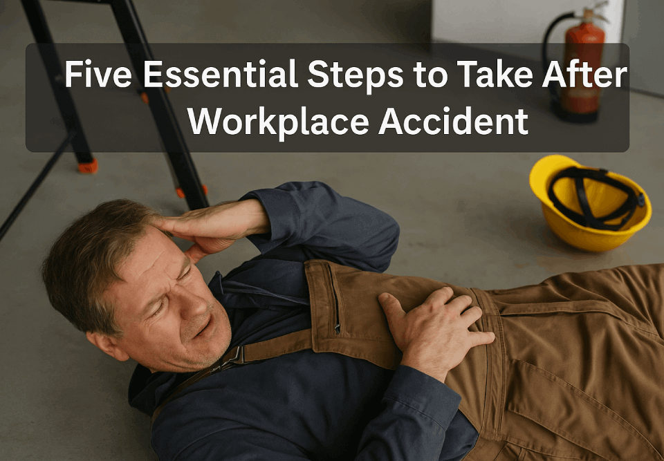 Five Essential Steps to Take After a Workplace Accident