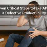 Seven Critical Steps to Take After a Defective Product Injury