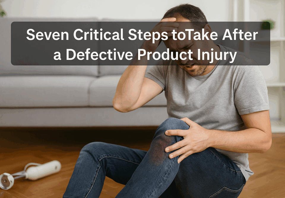 Seven Critical Steps to Take After a Defective Product Injury