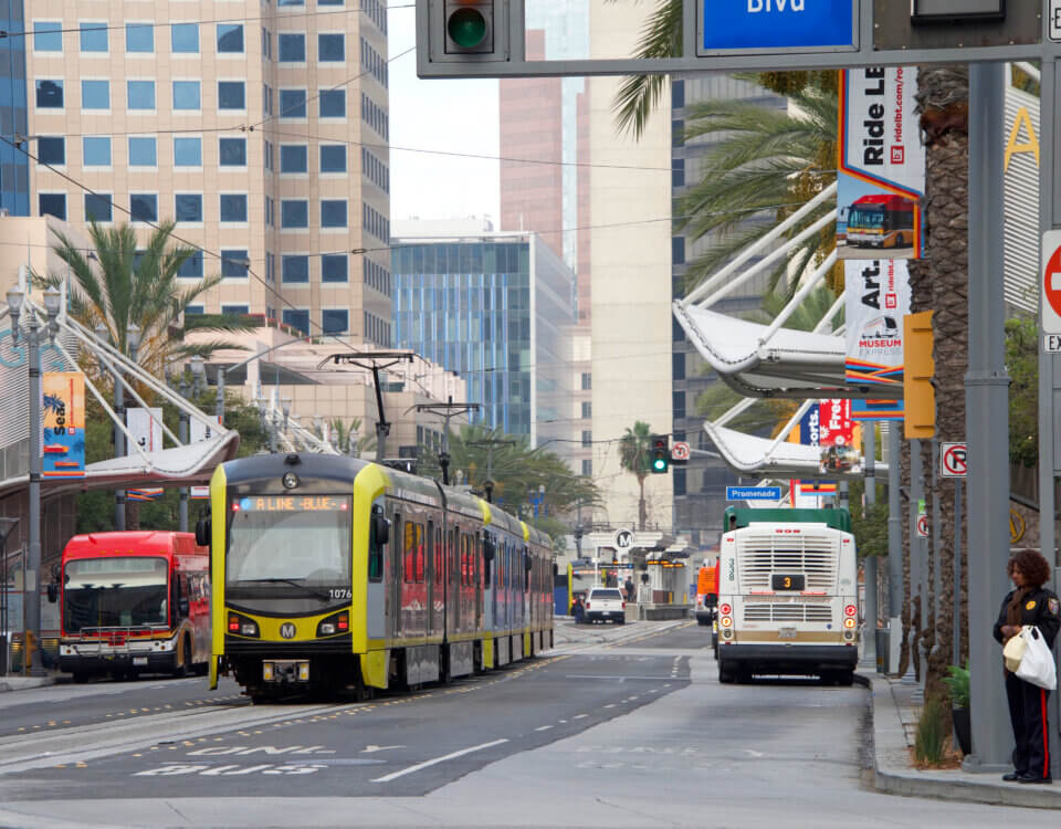 Nighttime Safety at Los Angeles Bus Stations