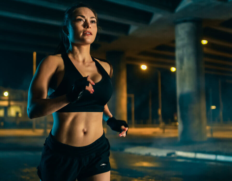 Staying Visible While Jogging at Night in Your Neighborhood